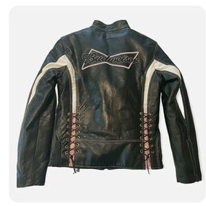 Budweiser leather jacket 